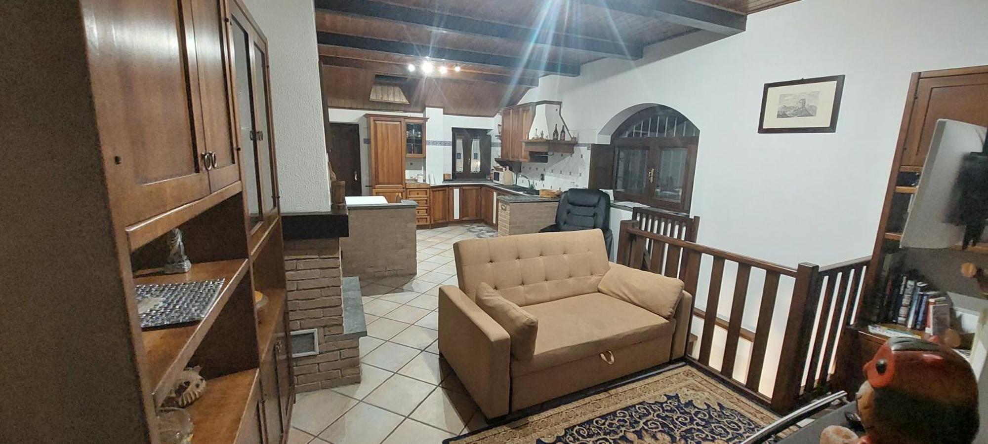 カプリエ Casa Del Rustico, Indipendente Vista Sacra Con Dipintoヴィラ 部屋 写真